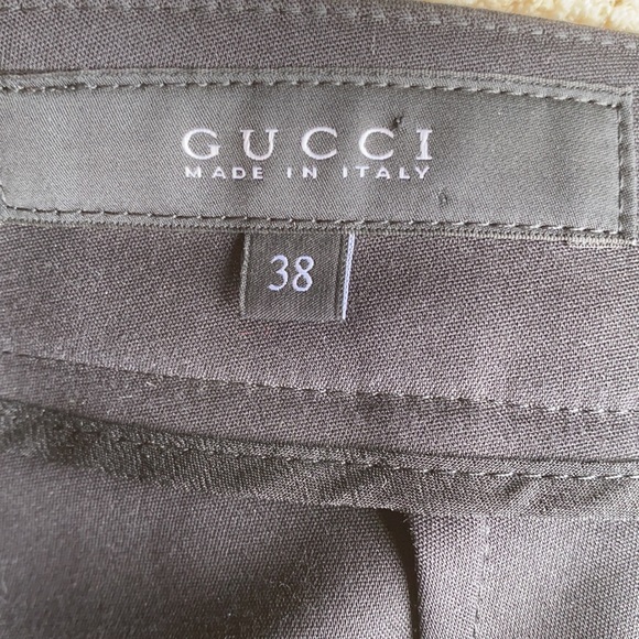 Gucci ❤️Black Skinny Leg Pants with Ankle Zip SZ38 - Picture 16 of 16